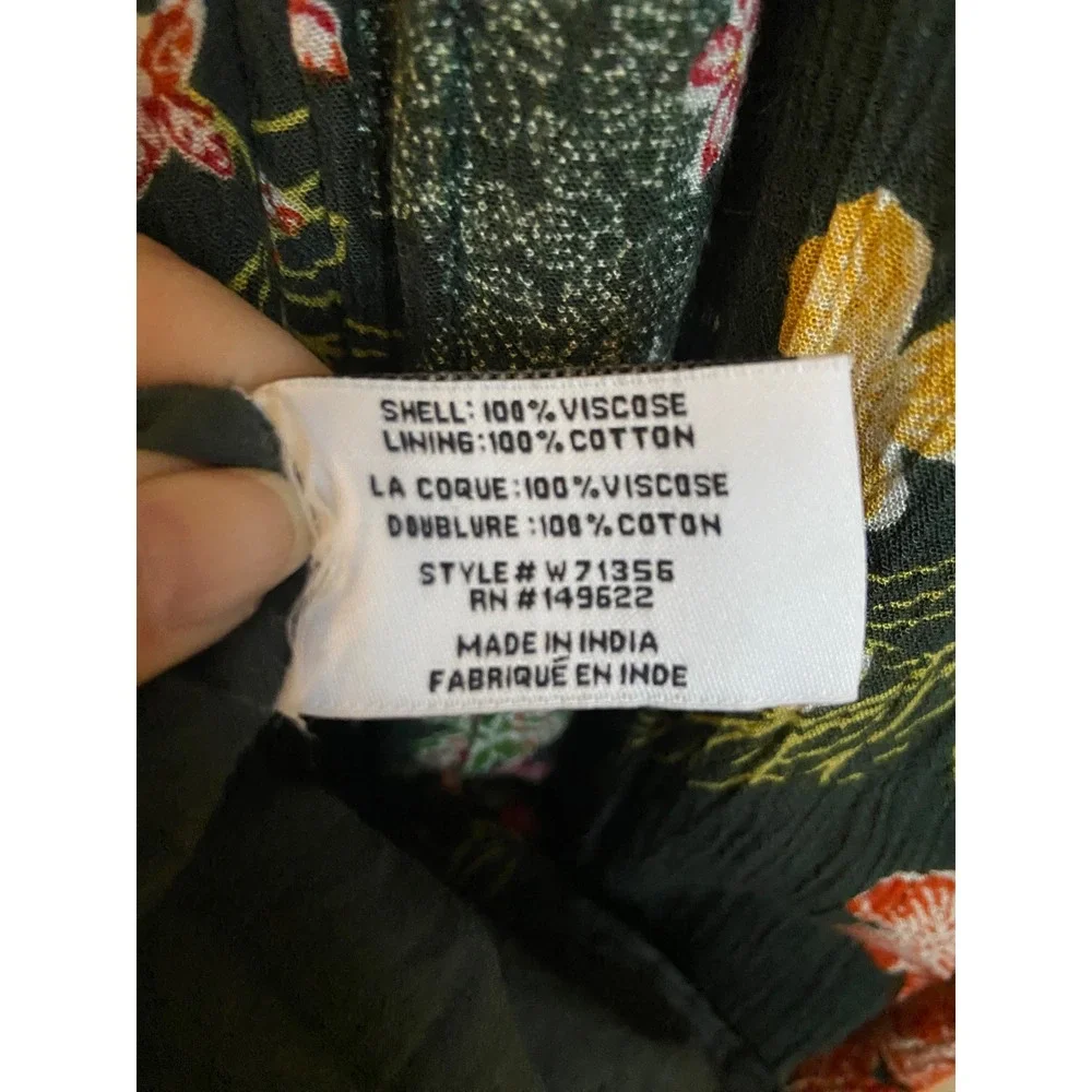 Walter Baker‎ Wanita Rain Forest Midi Dress Size Large